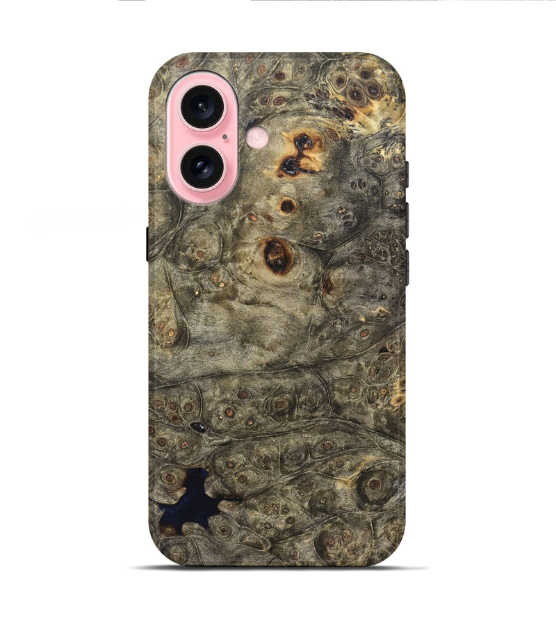 iPhone 16 Wood Live Edge Phone Case - Cicero (Solid Wood, 824708)
