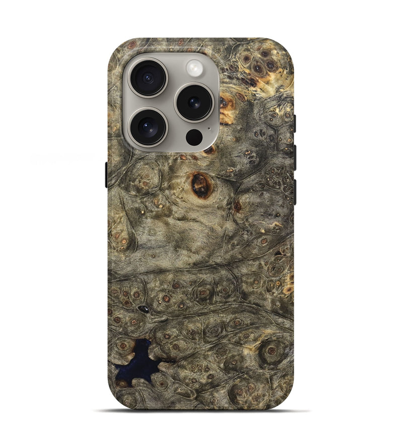 iPhone 16 Pro Wood Live Edge Phone Case - Cicero (Solid Wood, 824708)