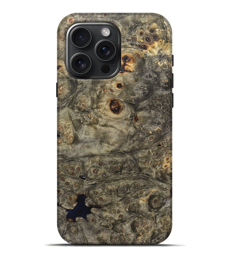 iPhone 16 Pro Max Wood Live Edge Phone Case - Cicero (Solid Wood, 824708)