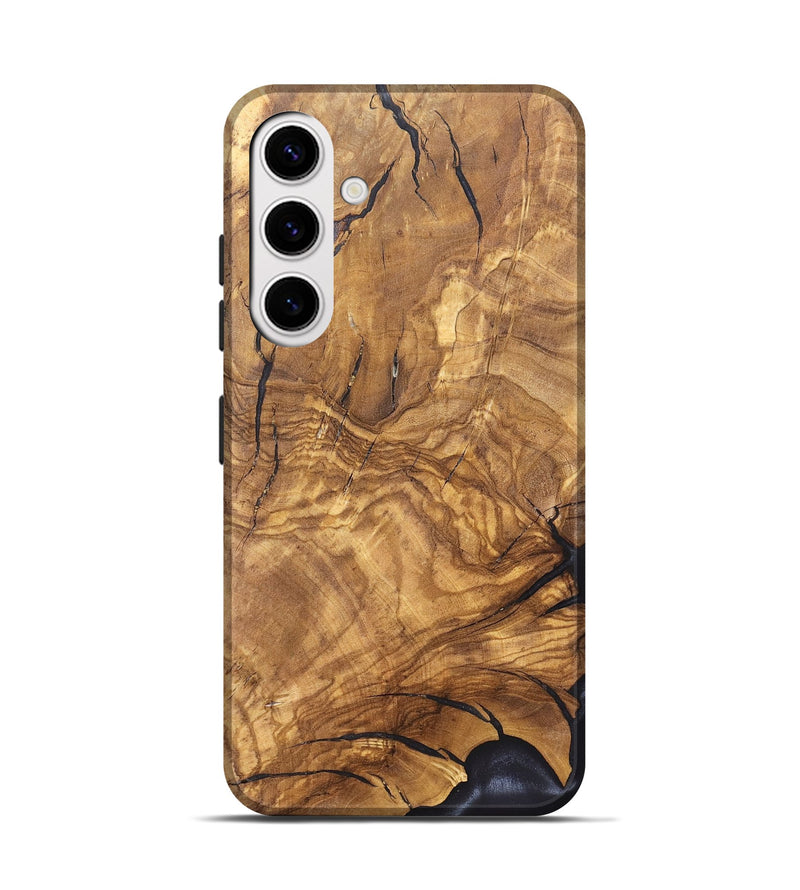Galaxy S25 Wood Live Edge Phone Case - Catina (Solid Wood, 824709)