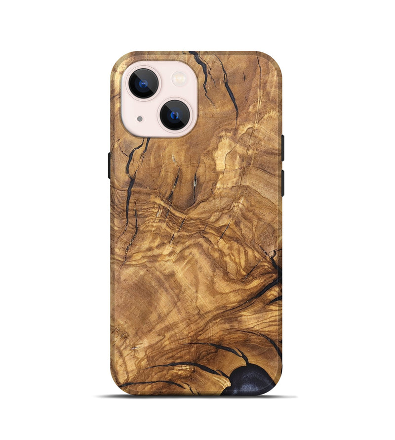 iPhone 13 mini Wood Live Edge Phone Case - Catina (Solid Wood, 824709)