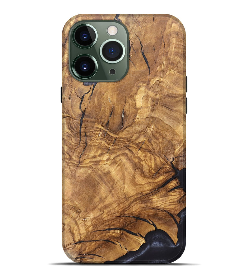 iPhone 13 Pro Max Wood Live Edge Phone Case - Catina (Solid Wood, 824709)