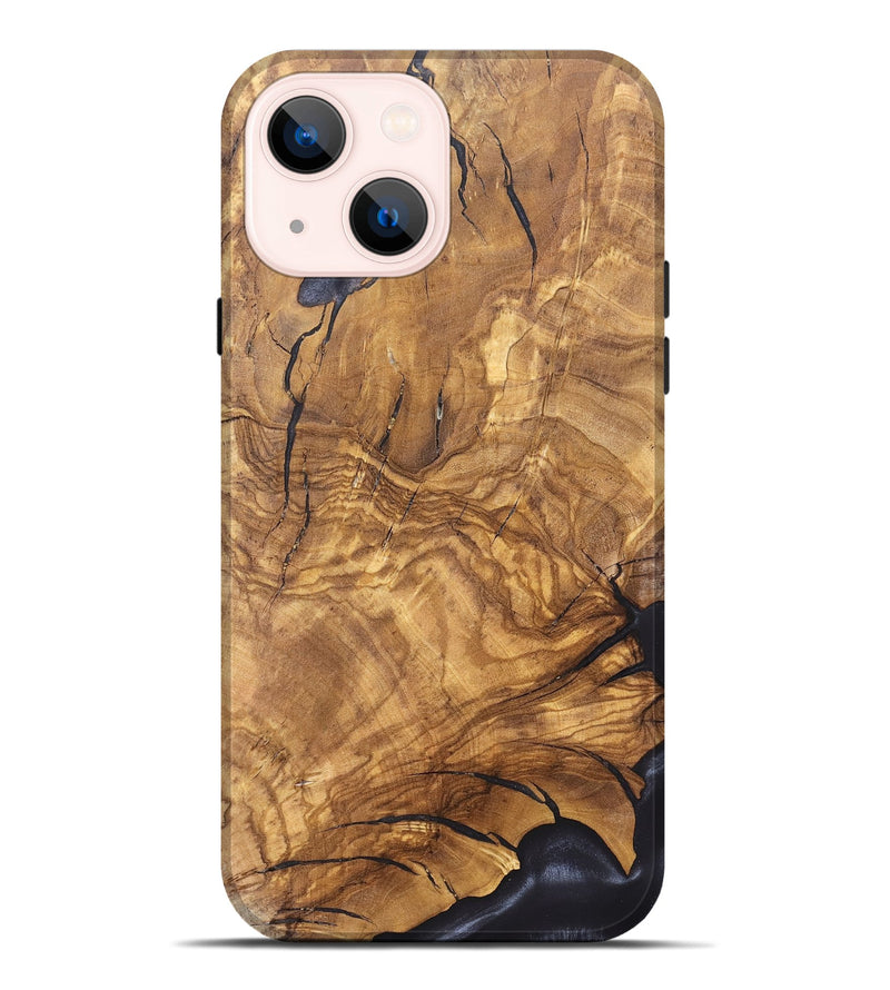 iPhone 14 Plus Wood Live Edge Phone Case - Catina (Solid Wood, 824709)