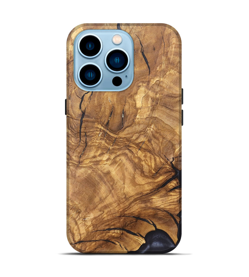 iPhone 14 Pro Wood Live Edge Phone Case - Catina (Solid Wood, 824709)