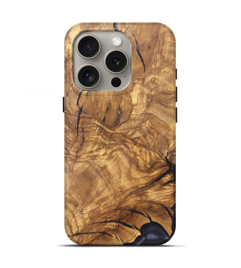 iPhone 16 Pro Wood Live Edge Phone Case - Catina (Solid Wood, 824709)