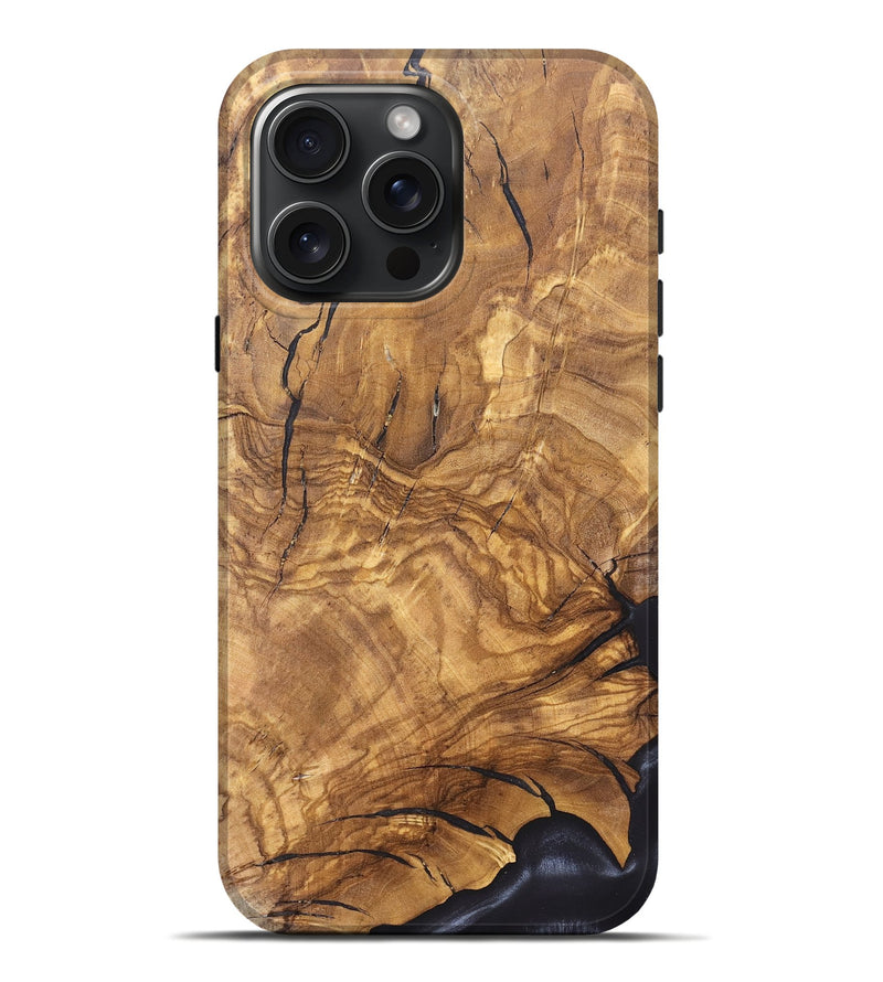 iPhone 16 Pro Max Wood Live Edge Phone Case - Catina (Solid Wood, 824709)