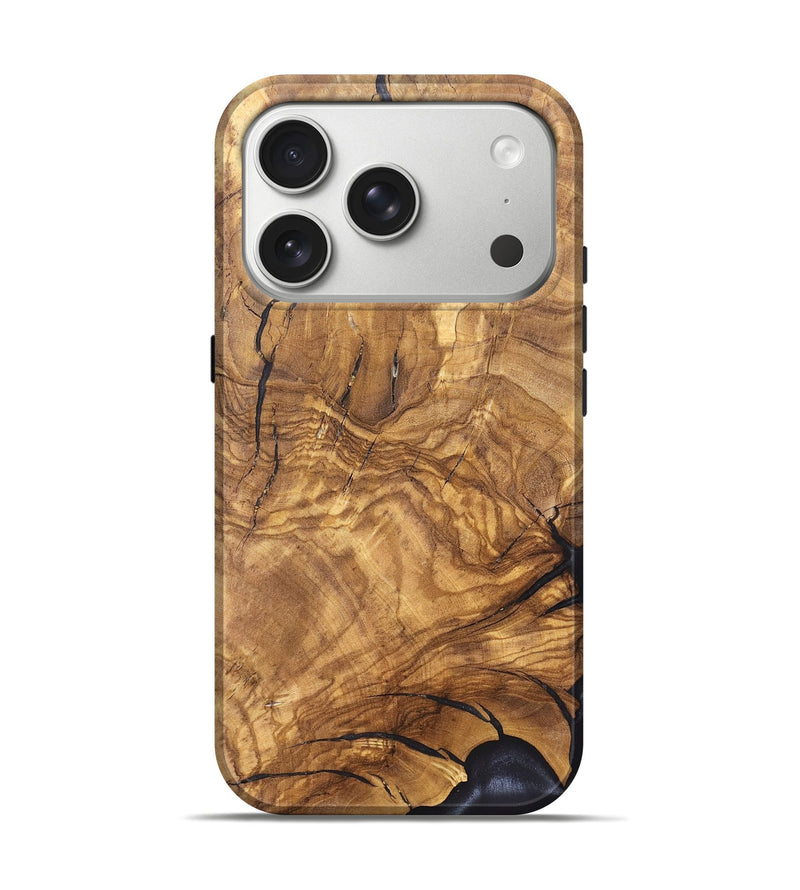 iPhone 17 Pro Wood Live Edge Phone Case - Catina (Solid Wood, 824709)