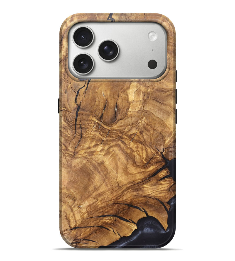 iPhone 17 Pro Max Wood Live Edge Phone Case - Catina (Solid Wood, 824709)