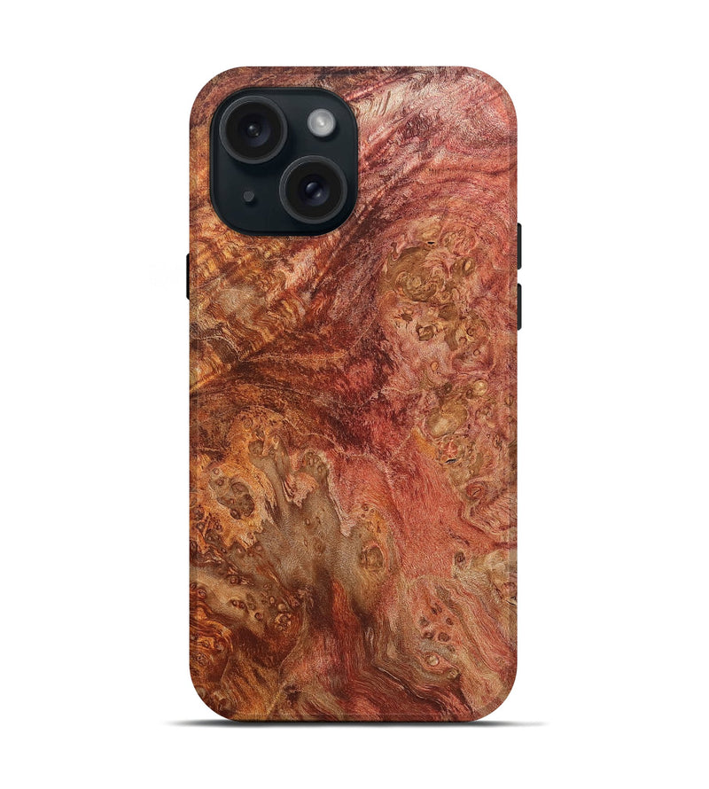 iPhone 15 Wood Live Edge Phone Case - Brant (Solid Wood, 824710)