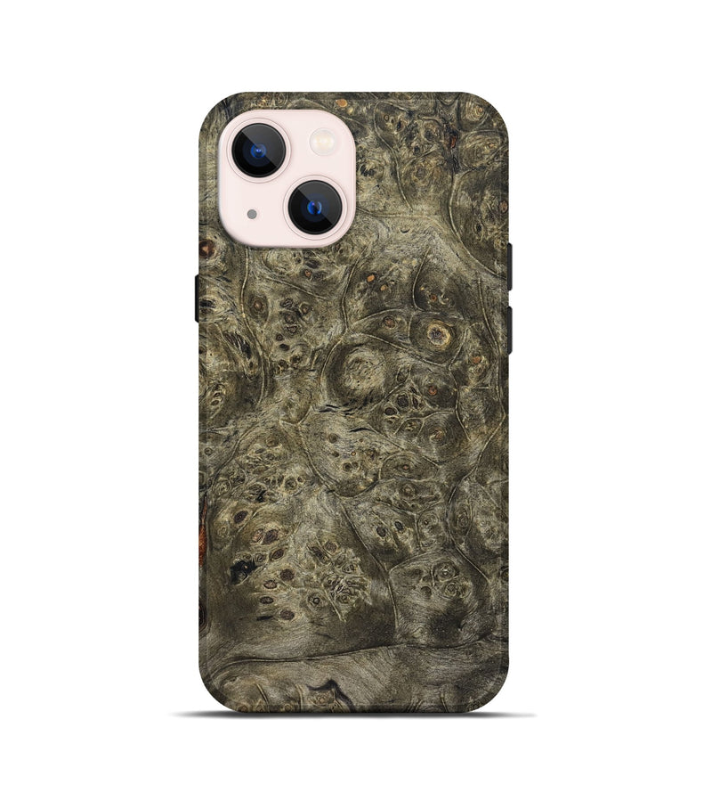 iPhone 13 mini Wood Live Edge Phone Case - Betty (Solid Wood, 824713)