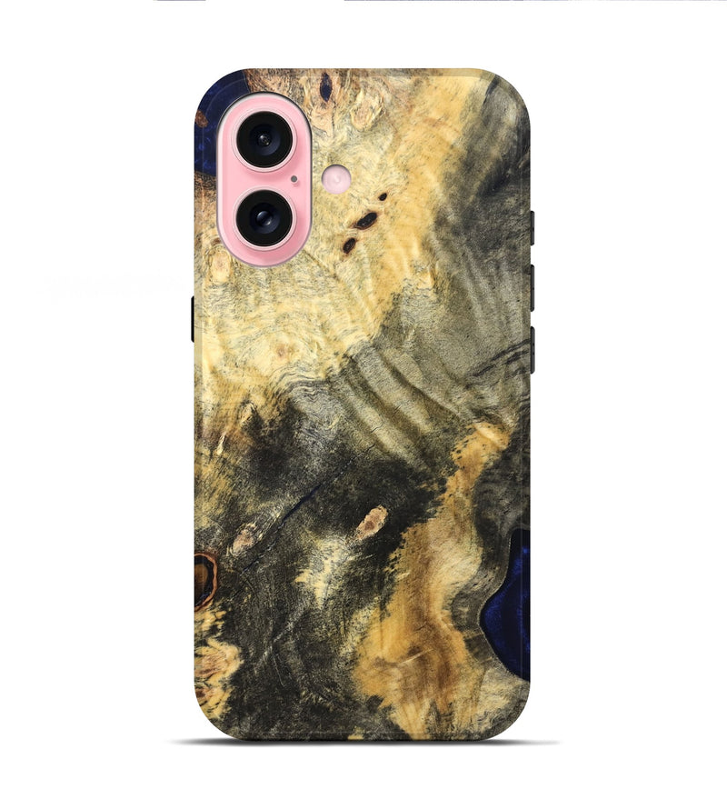 iPhone 16 Wood Live Edge Phone Case - Early (Solid Wood, 824714)