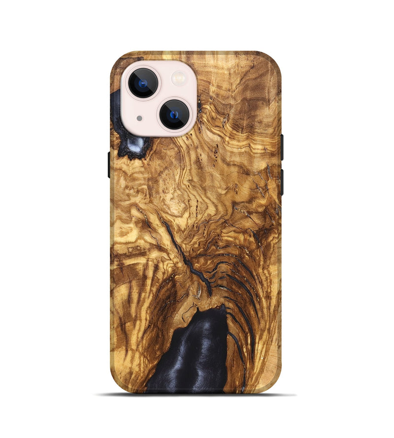 iPhone 13 mini Wood Live Edge Phone Case - Kaila (Solid Wood, 824715)