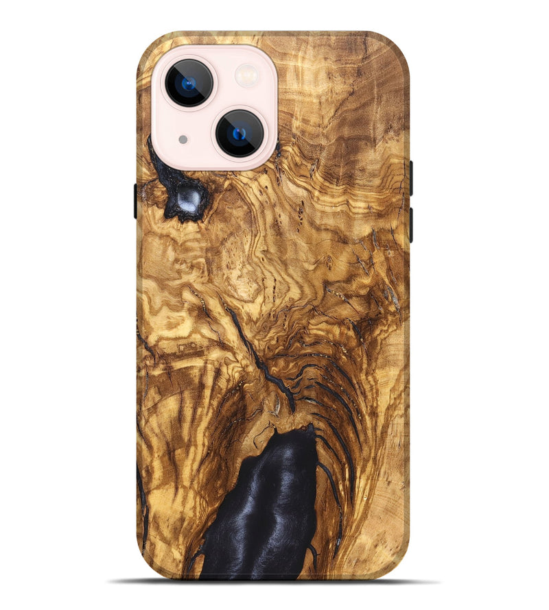 iPhone 14 Plus Wood Live Edge Phone Case - Kaila (Solid Wood, 824715)
