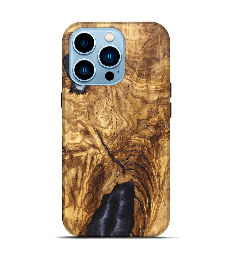 iPhone 14 Pro Wood Live Edge Phone Case - Kaila (Solid Wood, 824715)