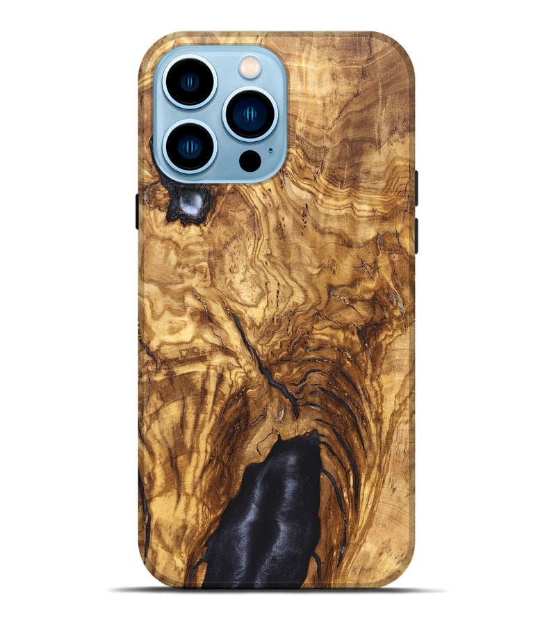 iPhone 14 Pro Max Wood Live Edge Phone Case - Kaila (Solid Wood, 824715)