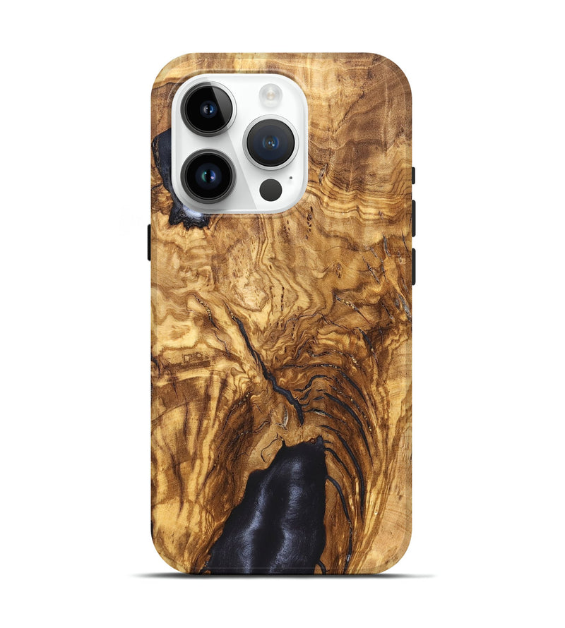iPhone 15 Pro Wood Live Edge Phone Case - Kaila (Solid Wood, 824715)