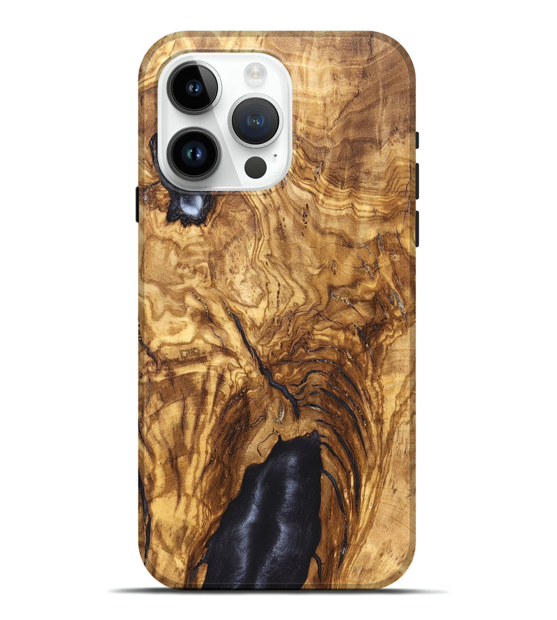 iPhone 15 Pro Max Wood Live Edge Phone Case - Kaila (Solid Wood, 824715)