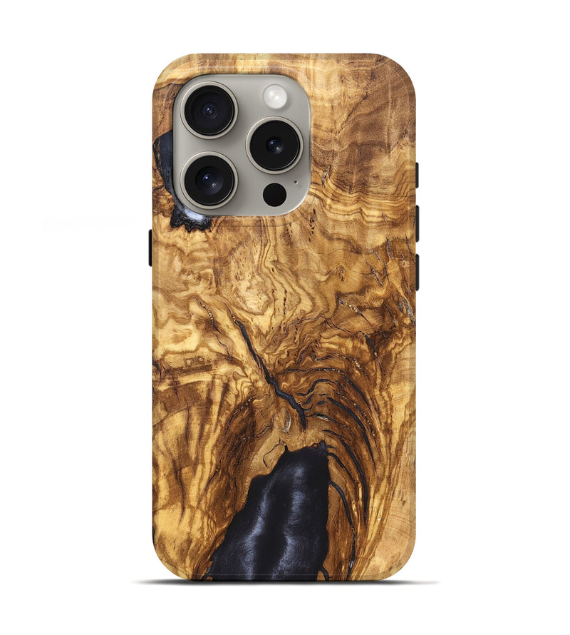 iPhone 16 Pro Wood Live Edge Phone Case - Kaila (Solid Wood, 824715)