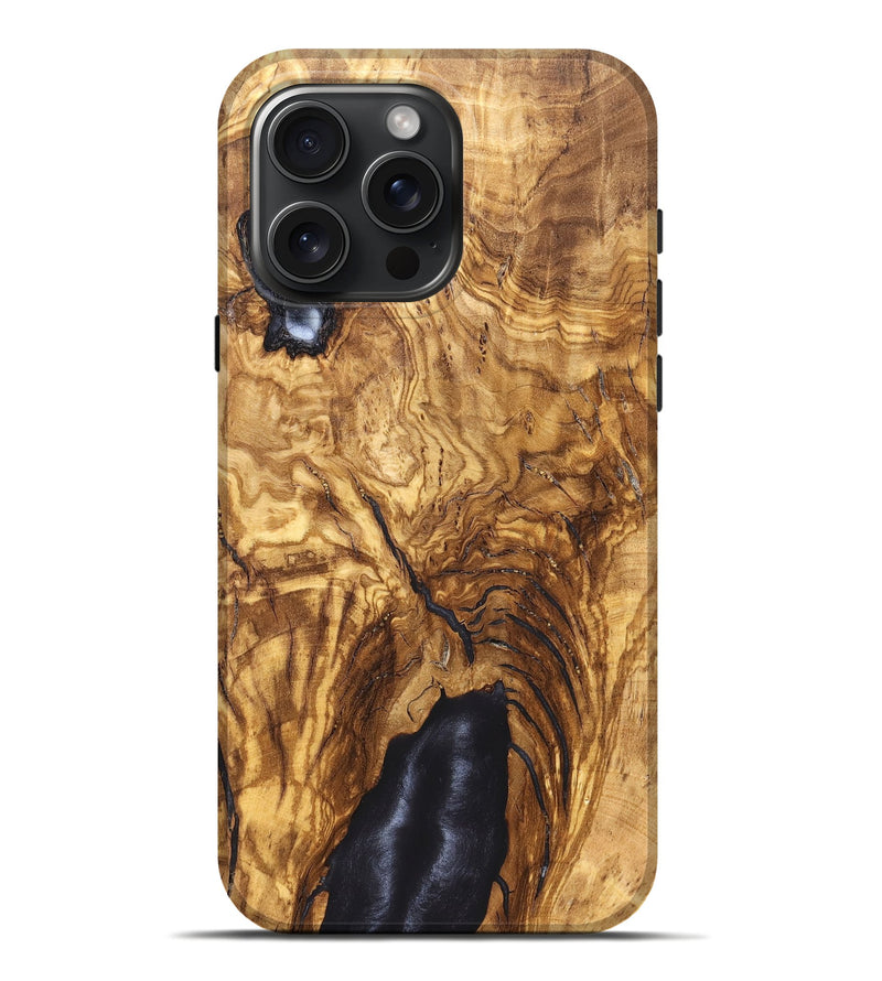 iPhone 16 Pro Max Wood Live Edge Phone Case - Kaila (Solid Wood, 824715)