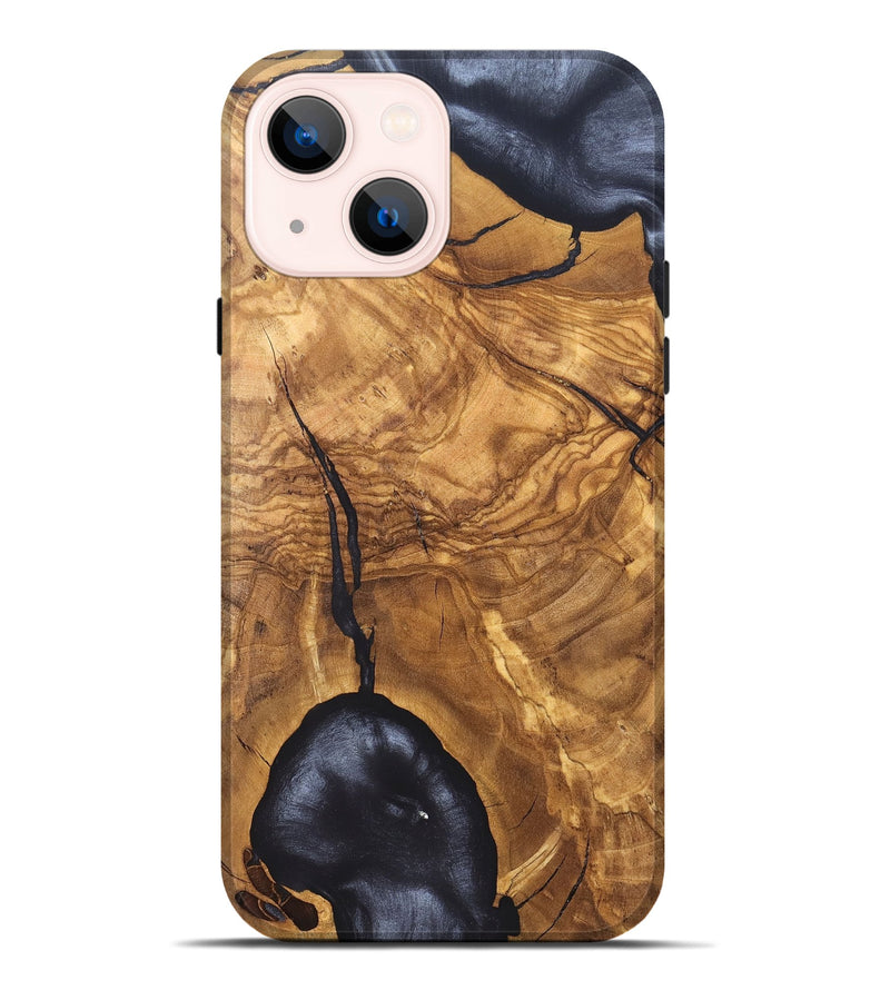iPhone 14 Plus Wood Live Edge Phone Case - Russel (Solid Wood, 824717)