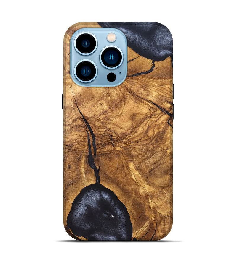iPhone 14 Pro Wood Live Edge Phone Case - Russel (Solid Wood, 824717)