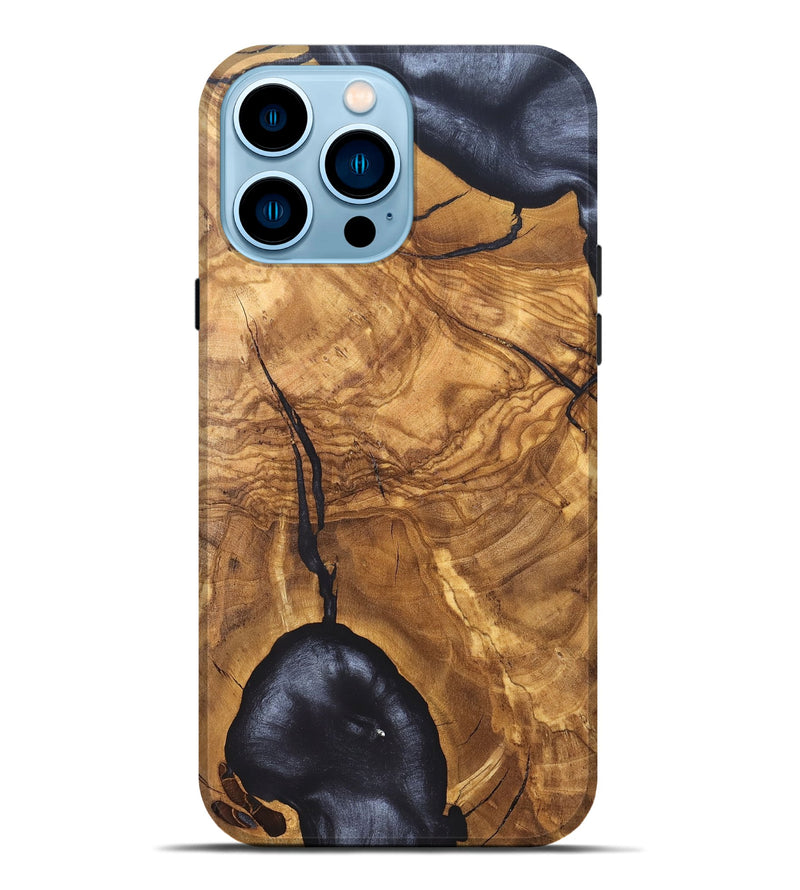 iPhone 14 Pro Max Wood Live Edge Phone Case - Russel (Solid Wood, 824717)