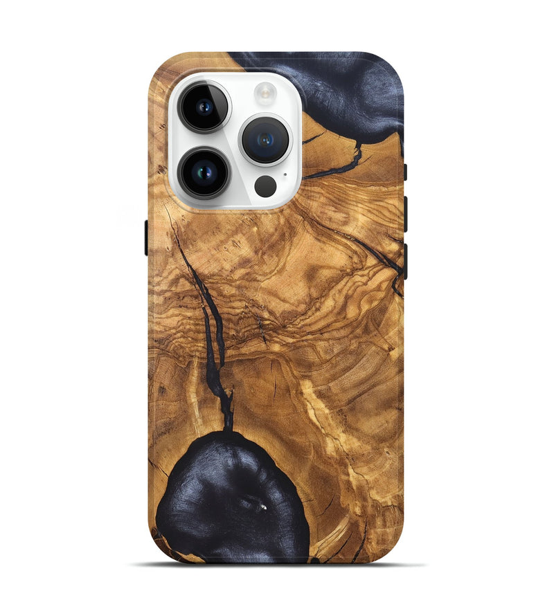 iPhone 15 Pro Wood Live Edge Phone Case - Russel (Solid Wood, 824717)