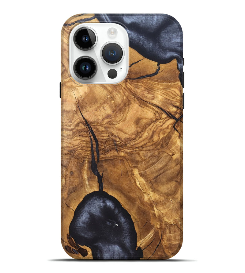 iPhone 15 Pro Max Wood Live Edge Phone Case - Russel (Solid Wood, 824717)