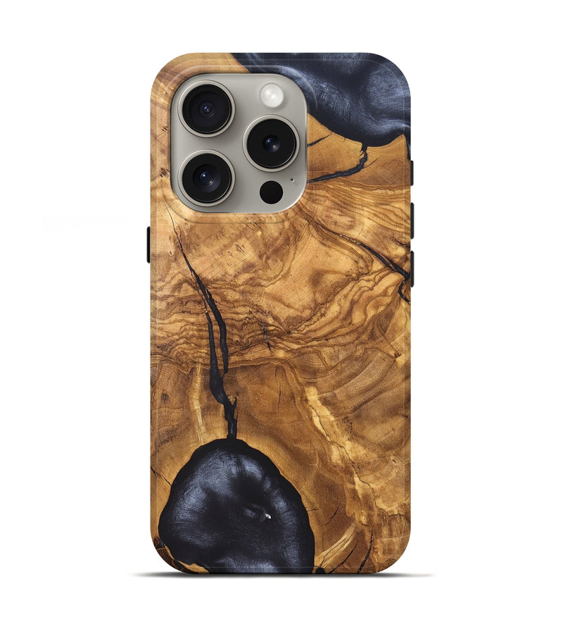 iPhone 16 Pro Wood Live Edge Phone Case - Russel (Solid Wood, 824717)