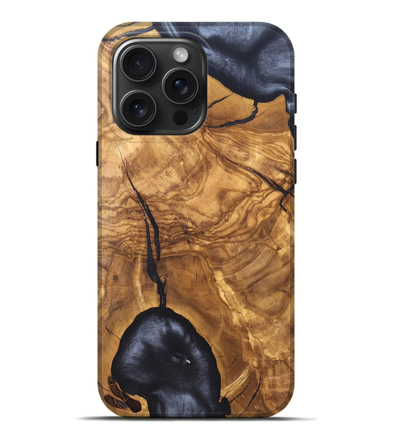iPhone 16 Pro Max Wood Live Edge Phone Case - Russel (Solid Wood, 824717)