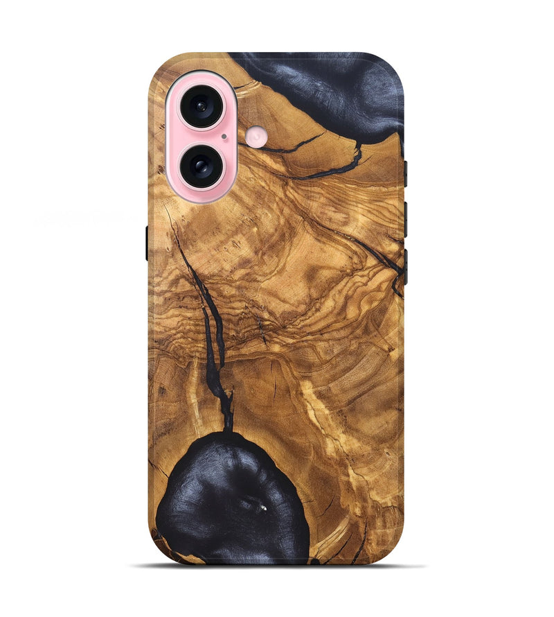 iPhone 17 Wood Live Edge Phone Case - Russel (Solid Wood, 824717)