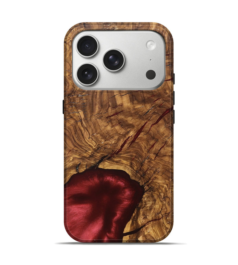 iPhone 17 Pro Wood Live Edge Phone Case - Kierra (Solid Wood, 824718)