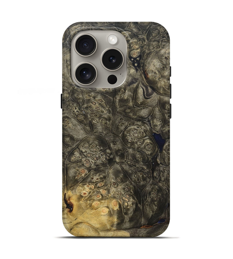 iPhone 16 Pro Wood Live Edge Phone Case - Mikalah (Solid Wood, 824719)