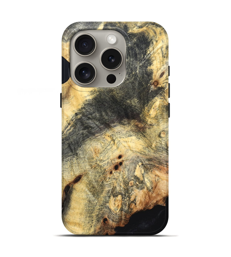 iPhone 16 Pro Wood Live Edge Phone Case - Blake (Solid Wood, 824720)