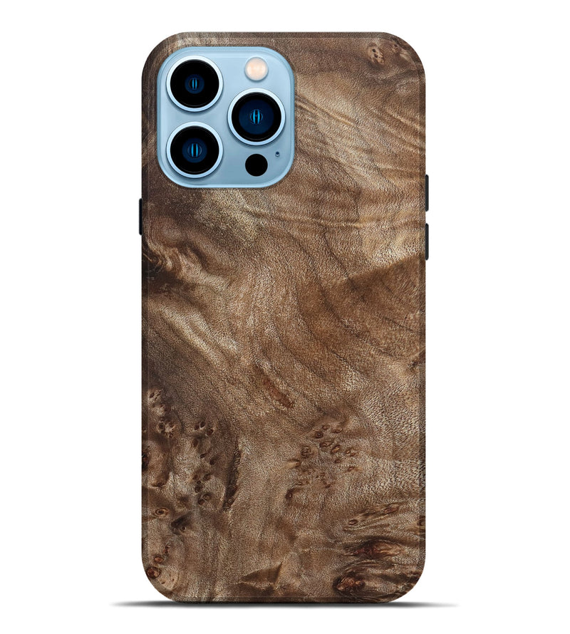 iPhone 14 Pro Max Wood Live Edge Phone Case - Kairi (Solid Wood, 824722)