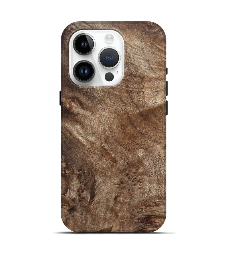 iPhone 15 Pro Wood Live Edge Phone Case - Kairi (Solid Wood, 824722)