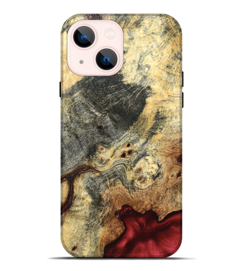 iPhone 14 Plus Wood Live Edge Phone Case - Allie (Solid Wood, 824724)