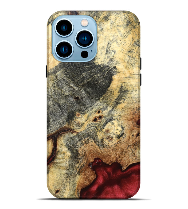 iPhone 14 Pro Max Wood Live Edge Phone Case - Allie (Solid Wood, 824724)