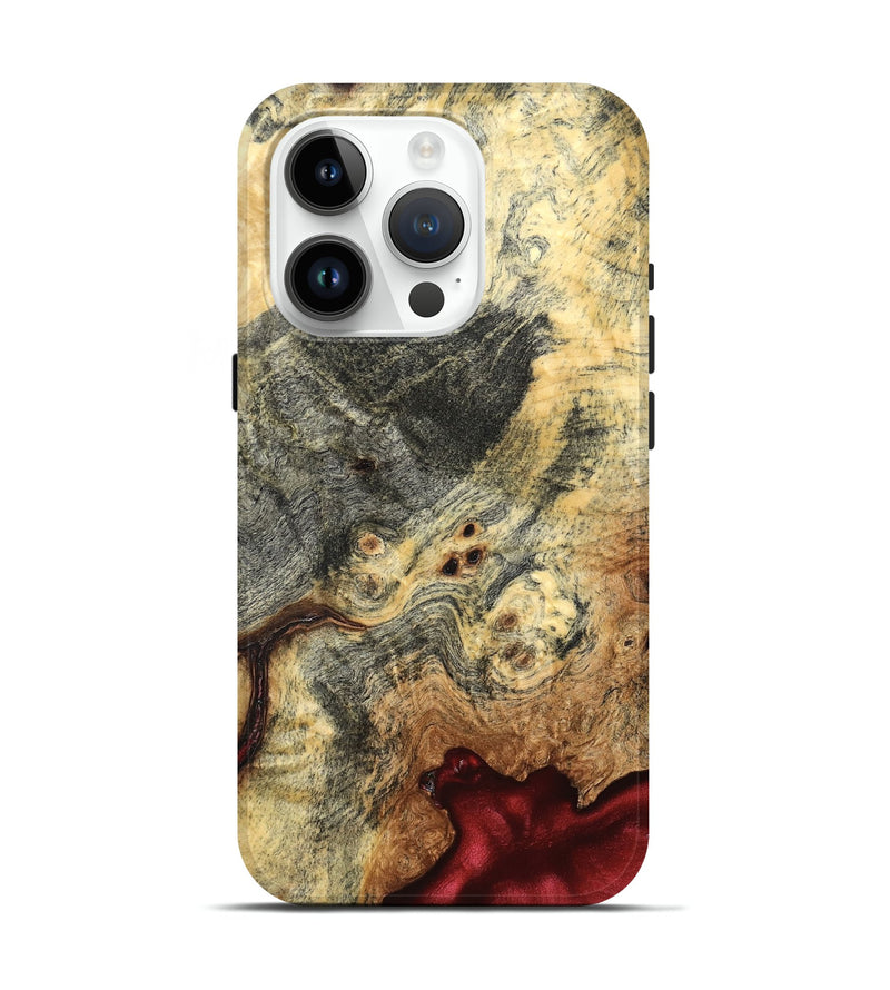 iPhone 15 Pro Wood Live Edge Phone Case - Allie (Solid Wood, 824724)