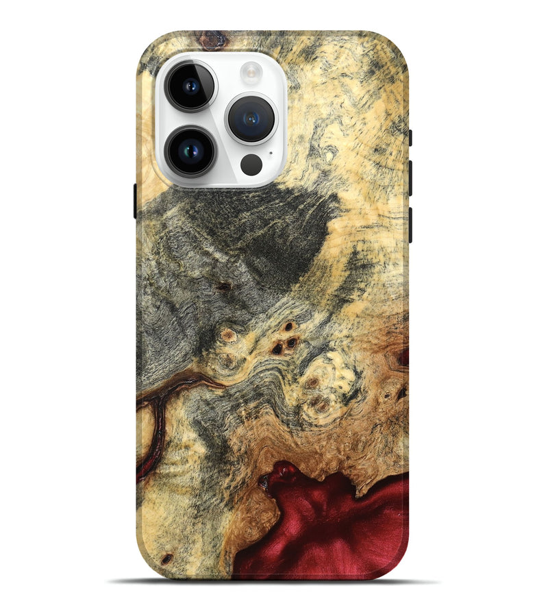 iPhone 15 Pro Max Wood Live Edge Phone Case - Allie (Solid Wood, 824724)