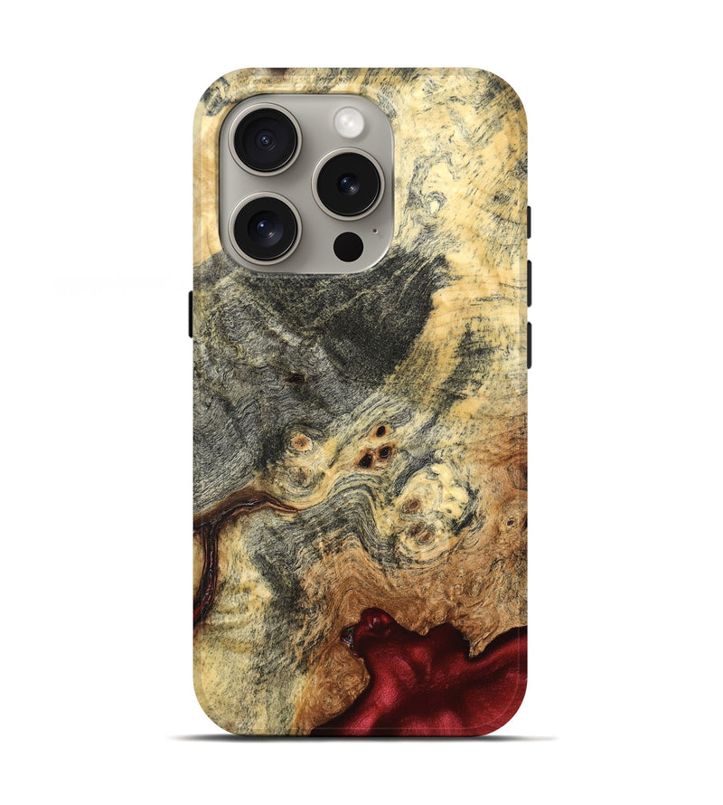 iPhone 16 Pro Wood Live Edge Phone Case - Allie (Solid Wood, 824724)