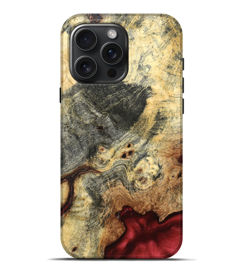 iPhone 16 Pro Max Wood Live Edge Phone Case - Allie (Solid Wood, 824724)