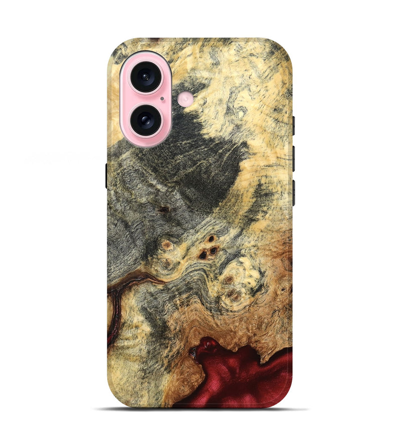 iPhone 17 Wood Live Edge Phone Case - Allie (Solid Wood, 824724)
