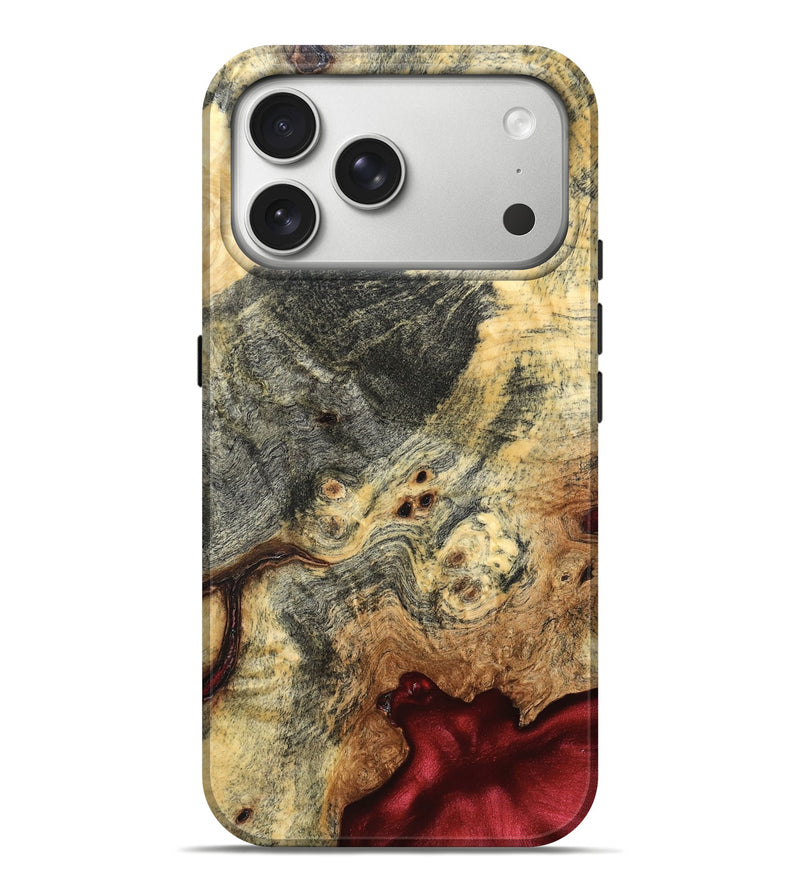 iPhone 17 Pro Max Wood Live Edge Phone Case - Allie (Solid Wood, 824724)