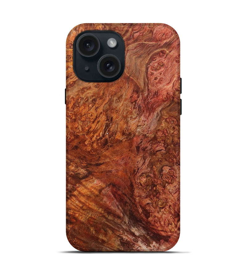 iPhone 15 Wood Live Edge Phone Case - Destini (Solid Wood, 824725)