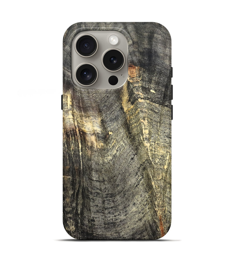 iPhone 16 Pro Wood Live Edge Phone Case - Zana (Solid Wood, 824726)