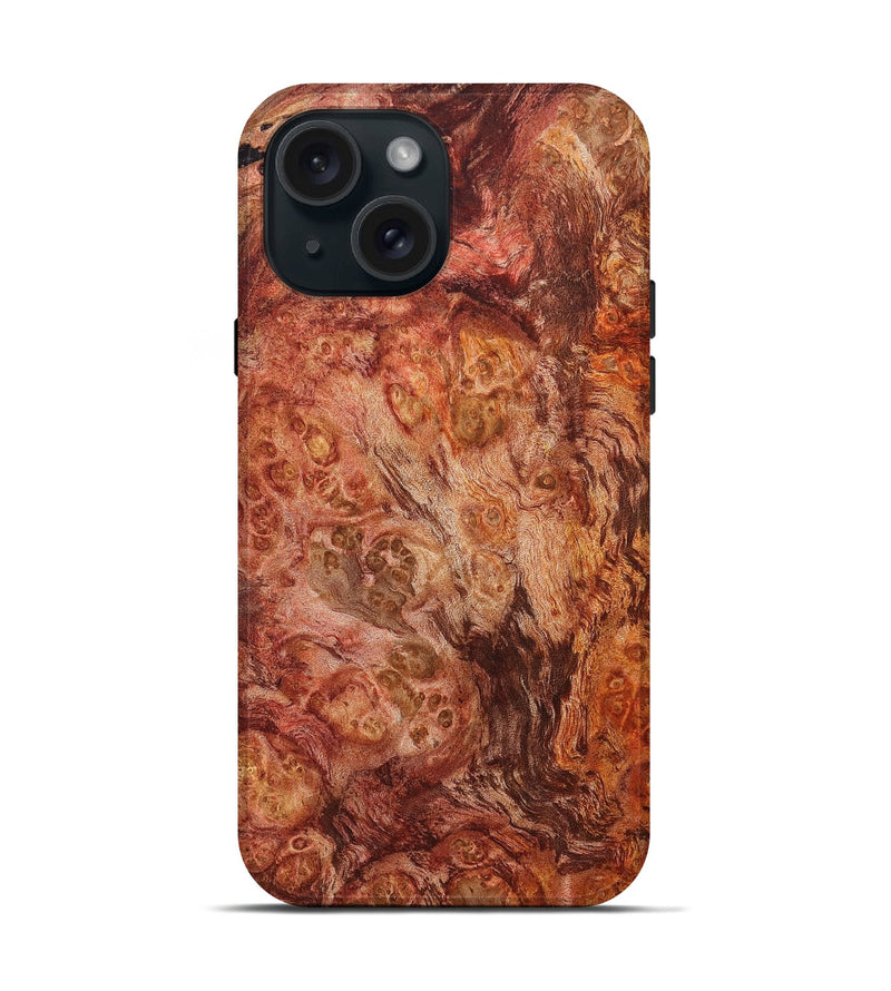 iPhone 15 Wood Live Edge Phone Case - Reilly (Solid Wood, 824727)