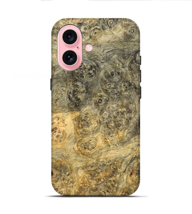 iPhone 16 Wood Live Edge Phone Case - Darwin (Solid Wood, 824728)