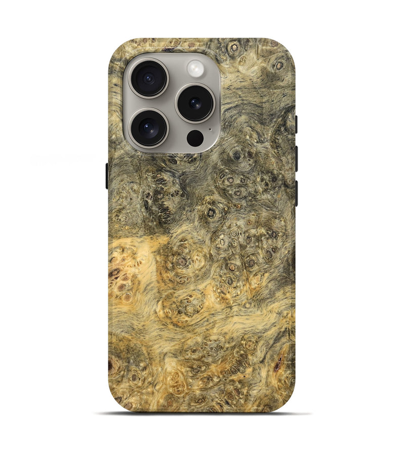 iPhone 16 Pro Wood Live Edge Phone Case - Darwin (Solid Wood, 824728)