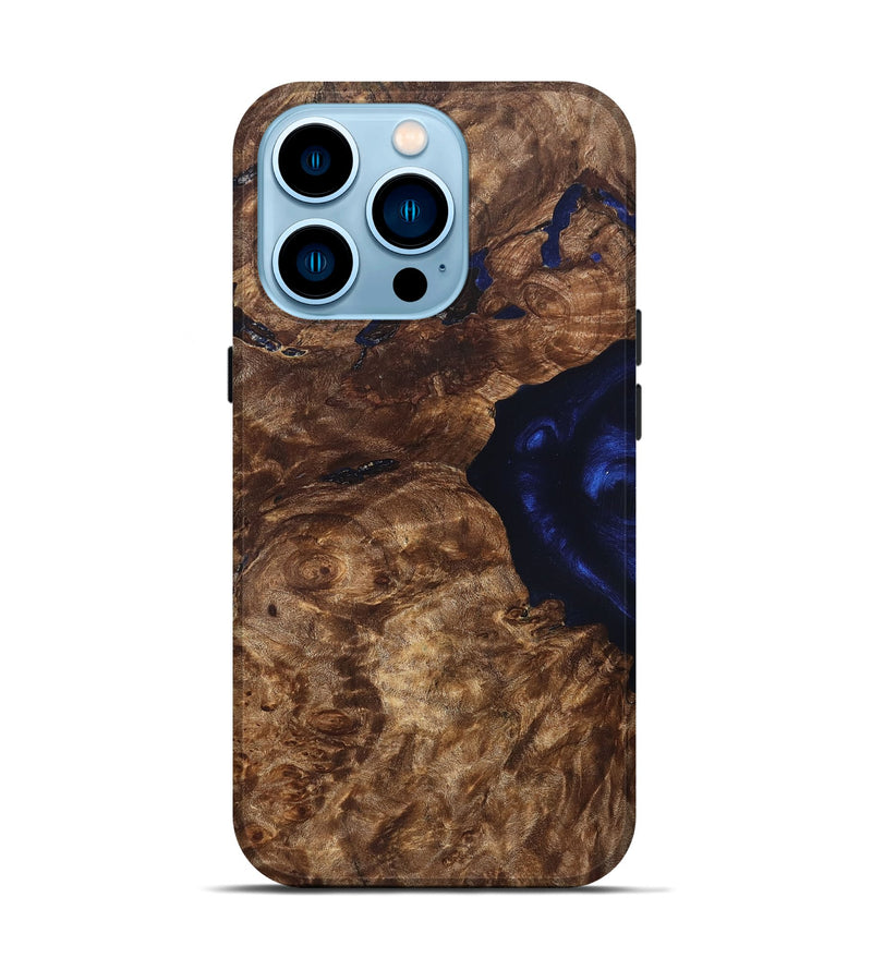 iPhone 14 Pro Wood Live Edge Phone Case - Zainab (Solid Wood, 824730)